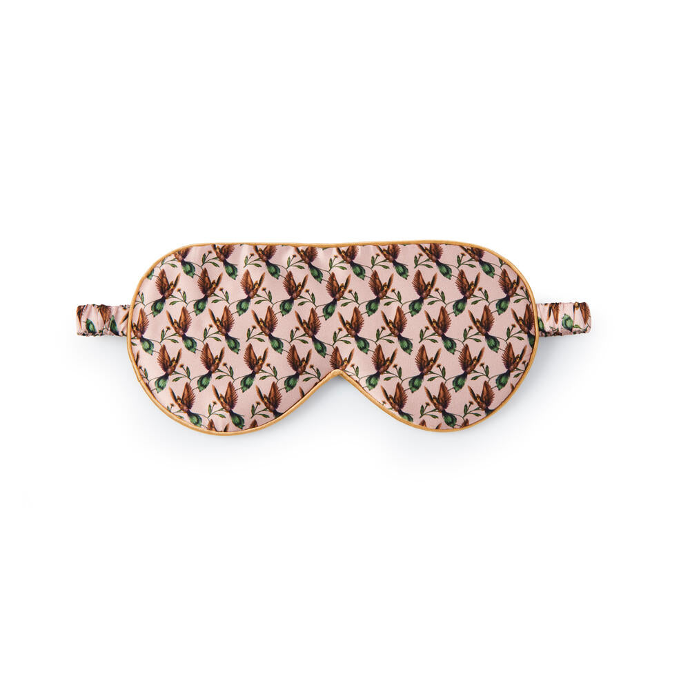 Silke sovemaske - Rose Hummingbird